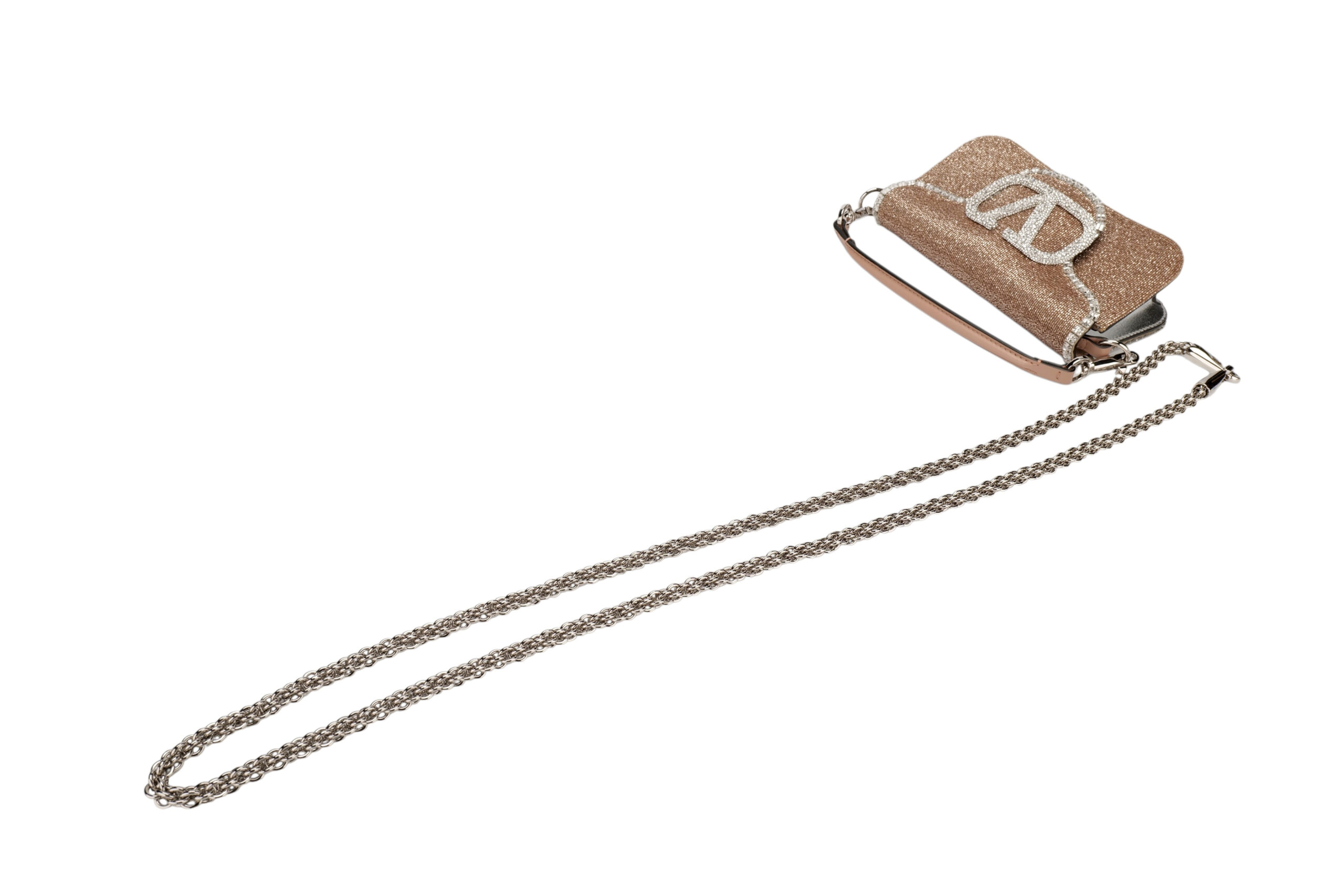 974 Valentino Garavani Small embroidered loc should bag,Silver Hardware 13