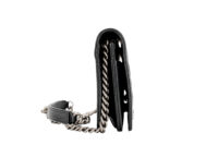 988 Chanel Boy Wallet on Chain Black Caviar, Ruthenium hardware-3