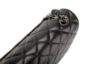 990 Chanel Maxi Flap Black lambskin, silver hardware1-7