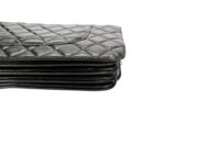 991 Chanel 2011 Black Quilted Lambskin seasonal Flager bag, Sliver Hardwear1-14