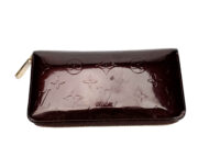 992 Louis Vuitton Vernis Amarante Zippy Wallet, Gold Hardware1