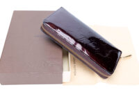 992 Louis Vuitton Vernis Amarante Zippy Wallet, Gold Hardware1_6
