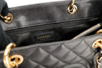 994 Chanel Grand Shopping Tote(GST),Black Caviar leather, gold hardware1-8