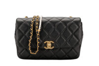 995 Chanel Classic Small Flap2025, Gold Chain strap interwoven with pearls-1