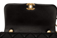 995 Chanel Classic Small Flap2025, Gold Chain strap interwoven with pearls-10
