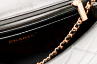 995 Chanel Classic Small Flap2025, Gold Chain strap interwoven with pearls-12