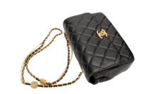 995 Chanel Classic Small Flap2025, Gold Chain strap interwoven with pearls-14