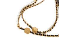 995 Chanel Classic Small Flap2025, Gold Chain strap interwoven with pearls-16