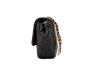 995 Chanel Classic Small Flap2025, Gold Chain strap interwoven with pearls-5