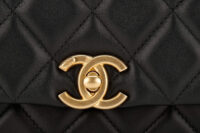 995 Chanel Classic Small Flap2025, Gold Chain strap interwoven with pearls-8