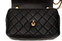 995 Chanel Classic Small Flap2025, Gold Chain strap interwoven with pearls-9