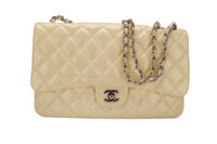 0402 Chanel Classic Single Flap White Patent Leather, Sliver Hardward12