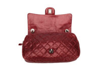 0997 Chanel Easy Flap Burgundy Caviar,Antique Silver Hardware10