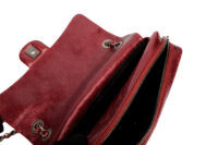 0997 Chanel Easy Flap Burgundy Caviar,Antique Silver Hardware14