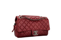 0997 Chanel Easy Flap Burgundy Caviar,Antique Silver Hardware2