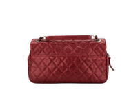0997 Chanel Easy Flap Burgundy Caviar,Antique Silver Hardware4