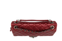 0997 Chanel Easy Flap Burgundy Caviar,Antique Silver Hardware7