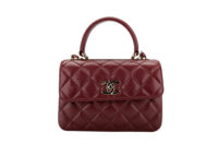 998 Chanel Trendy CC Flap Bag, Burgady Lambskin, Gold hardwear_1