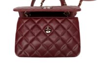 998 Chanel Trendy CC Flap Bag, Burgady Lambskin, Gold hardwear_10