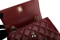 998 Chanel Trendy CC Flap Bag, Burgady Lambskin, Gold hardwear_11