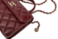 998 Chanel Trendy CC Flap Bag, Burgady Lambskin, Gold hardwear_14