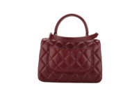 998 Chanel Trendy CC Flap Bag, Burgady Lambskin, Gold hardwear_4