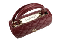998 Chanel Trendy CC Flap Bag, Burgady Lambskin, Gold hardwear_7