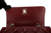 998 Chanel Trendy CC Flap Bag, Burgady Lambskin, Gold hardwear_9