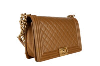 1001 Chanel boy Brown lambskin_2