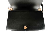 1002 Chanel Boy Chevron Black bag, Gold Hardware_11