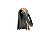 1002 Chanel Boy Chevron Black bag, Gold Hardware_5